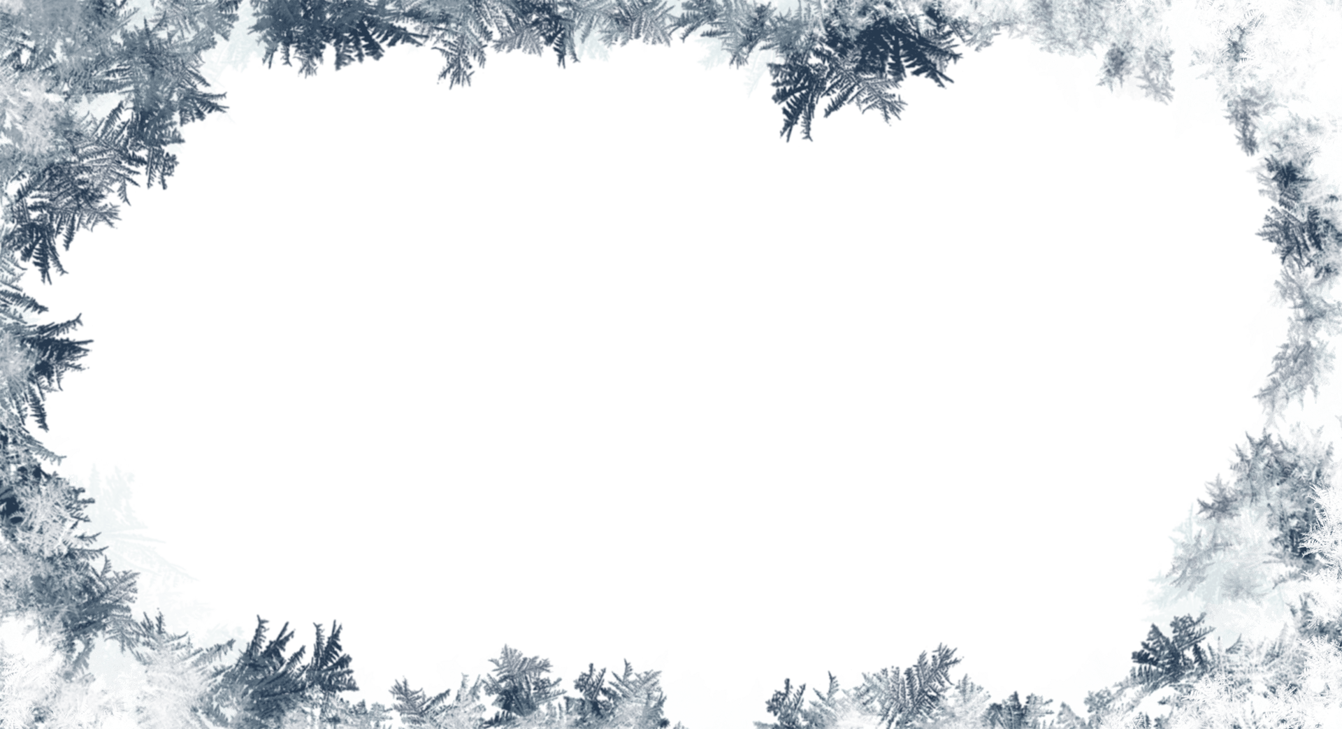 Snow Frame PNG Clipart