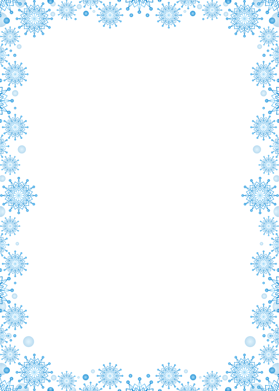 Snow Frame PNG HD