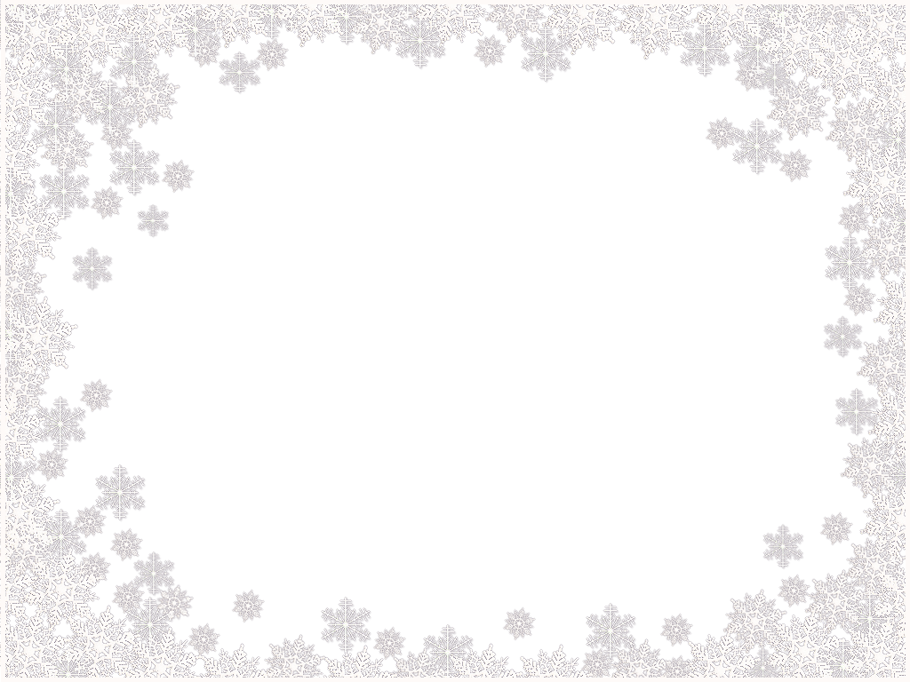 Snow Frame PNG Photo