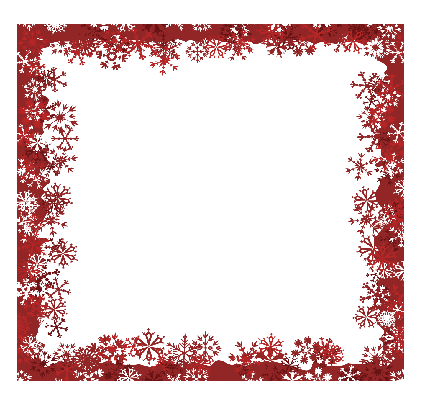 Snow Frame PNG Picture