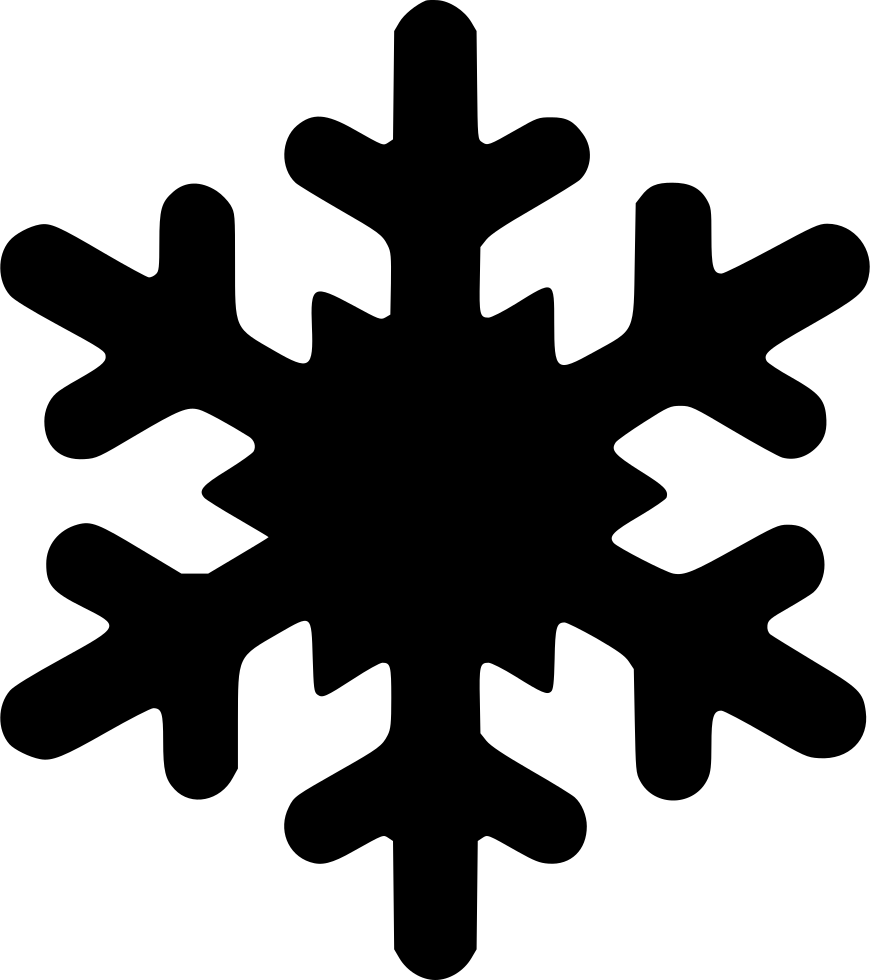 Snowflake Logo PNG Isolated HD
