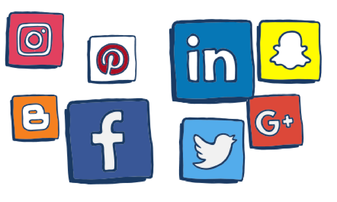 Social Media Logos PNG HD