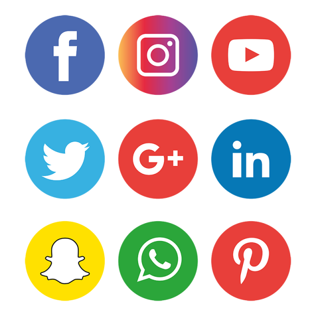 Social Media Logos PNG Photos