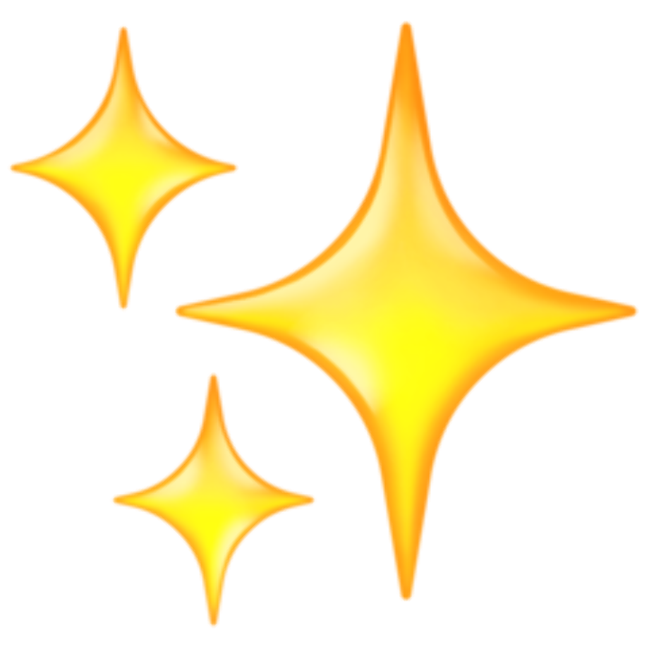 Sparkle Emoji PNG