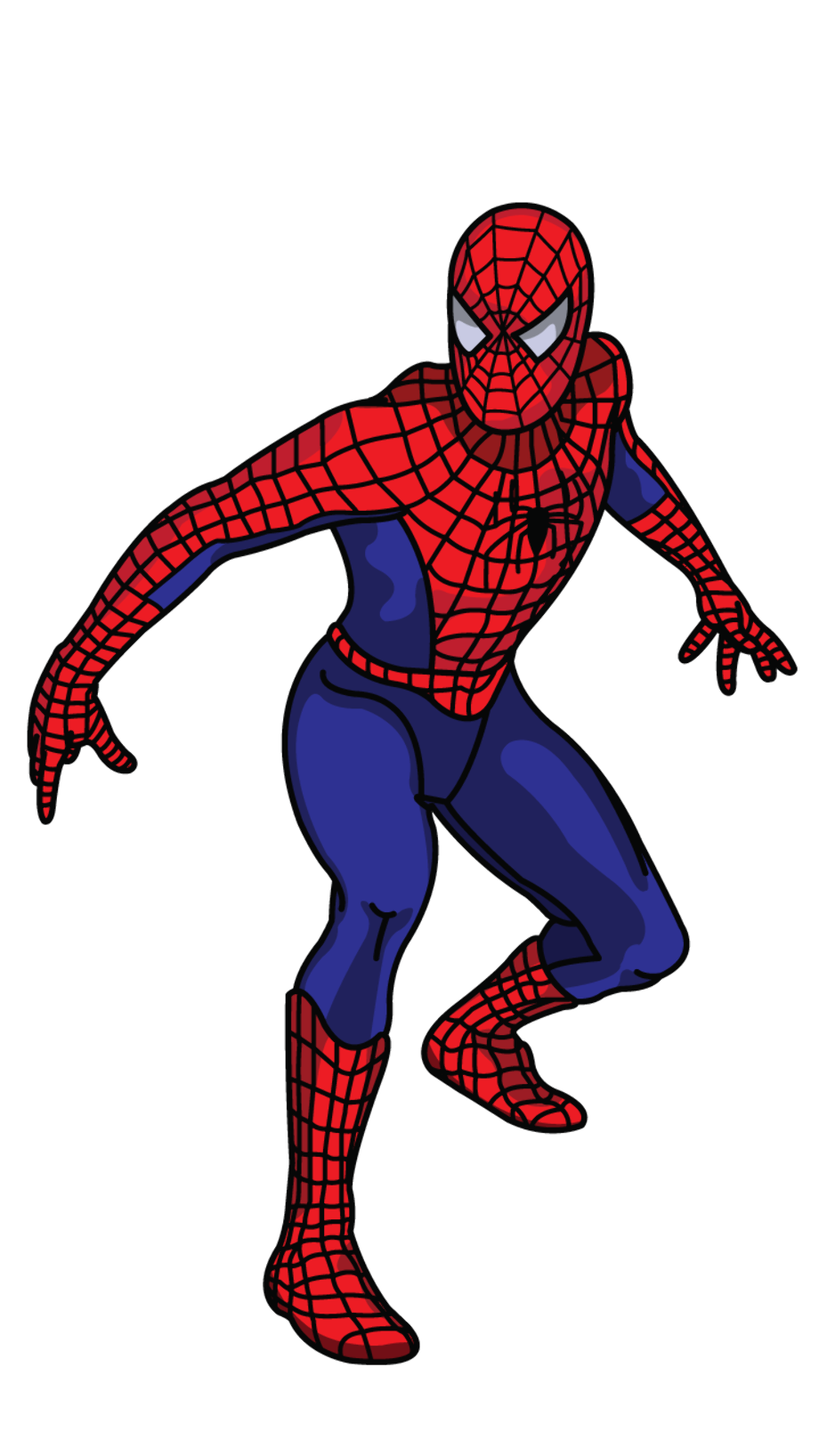 Spider Man Cartoon PNG HD