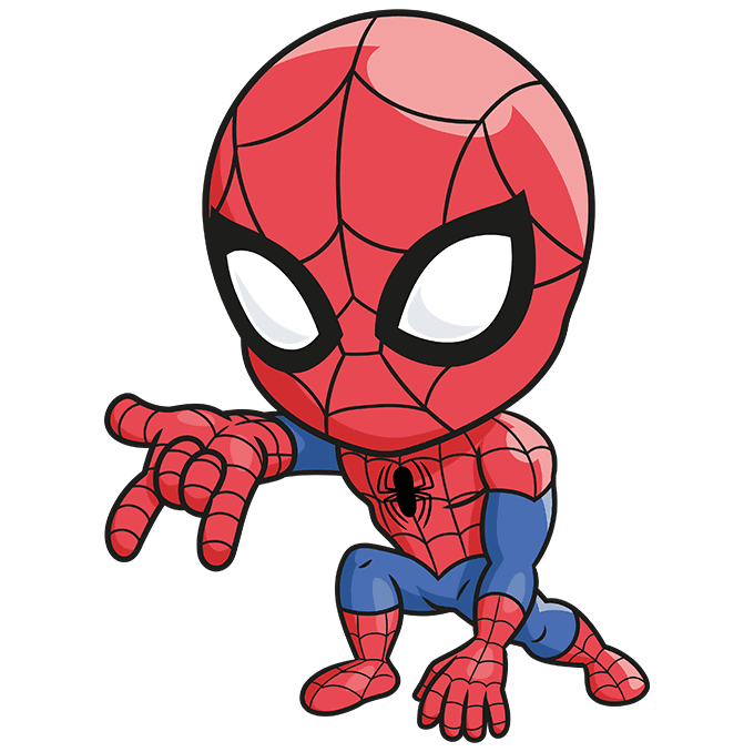 Spider Man Cartoon PNG Photos
