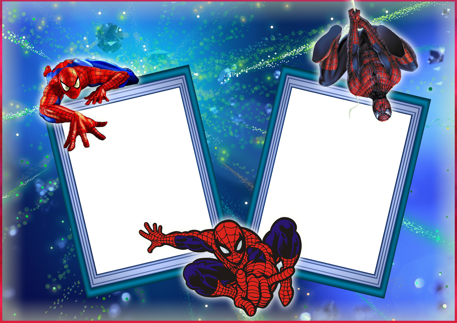 Spider Man Frame PNG HD Isolated