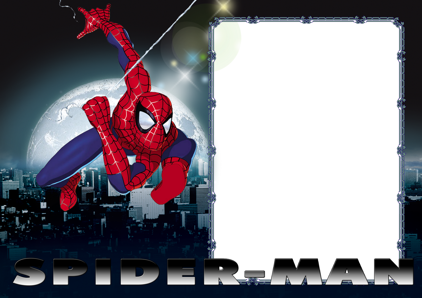 Spider Man Frame PNG Image