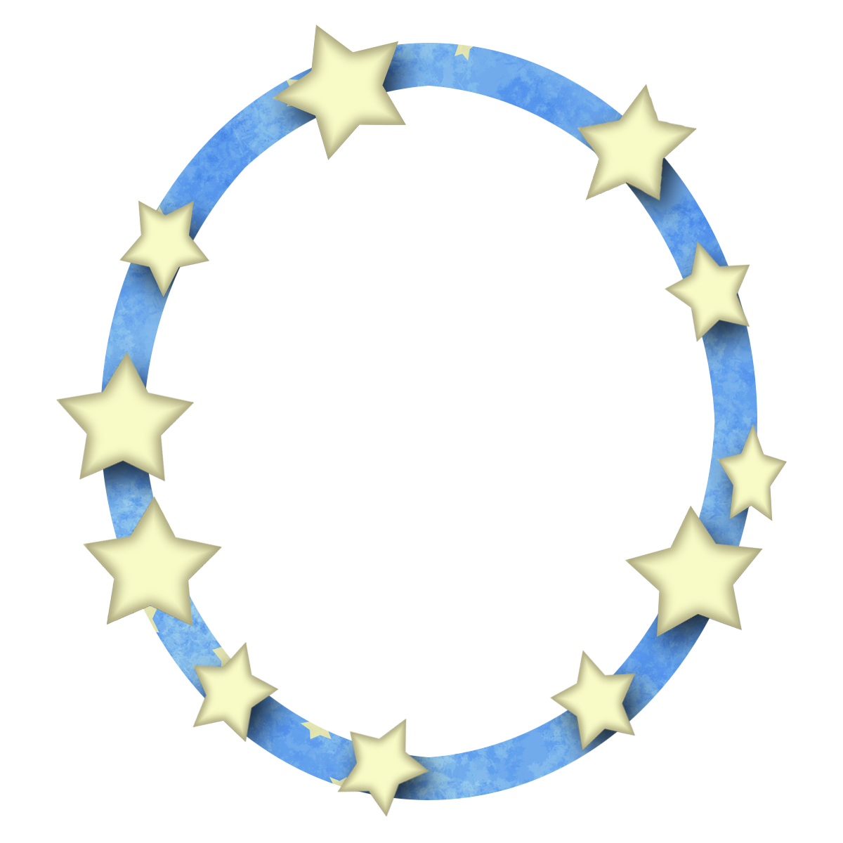 Star Frame PNG Photo