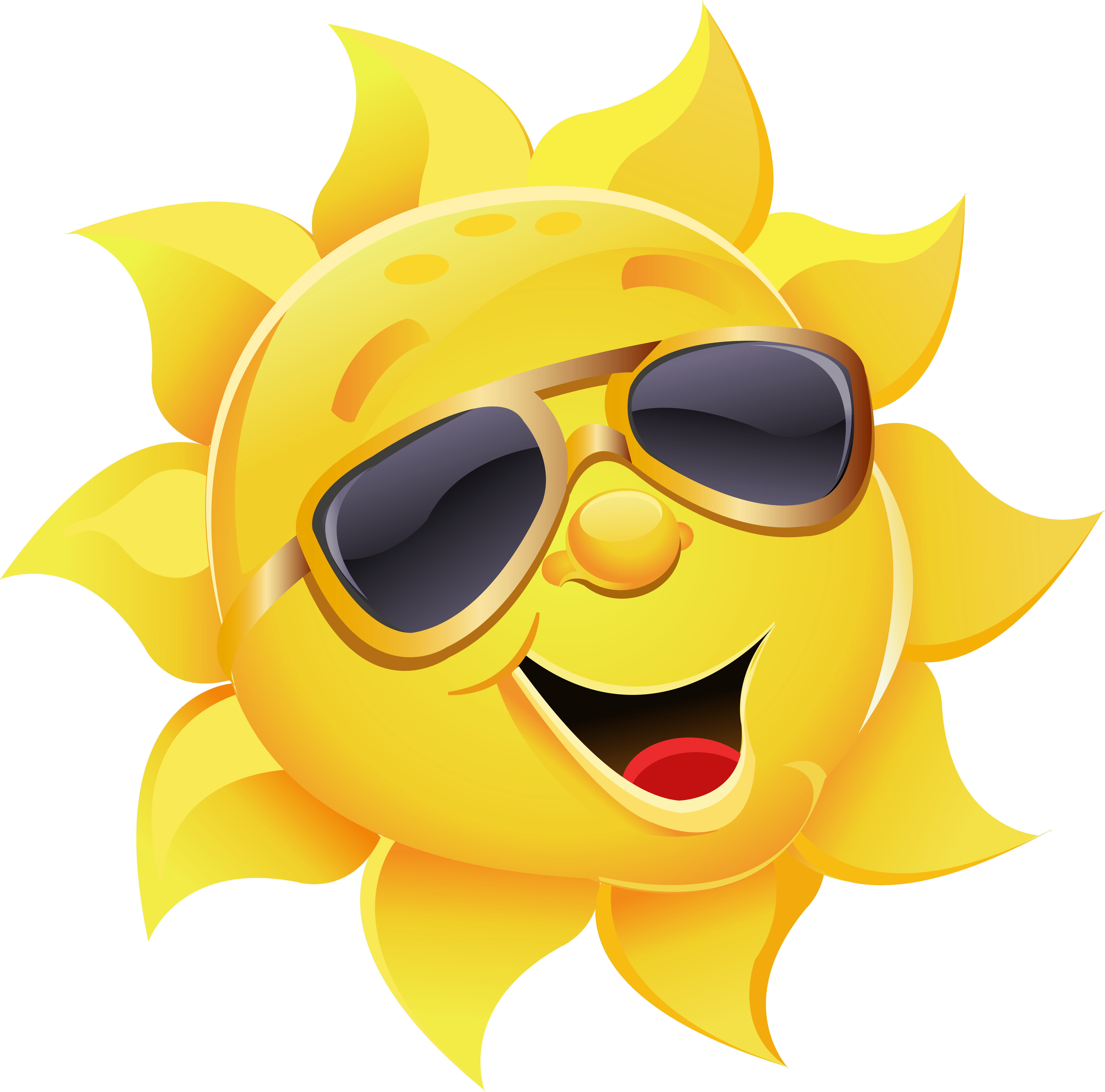 Sun Emoji PNG Image