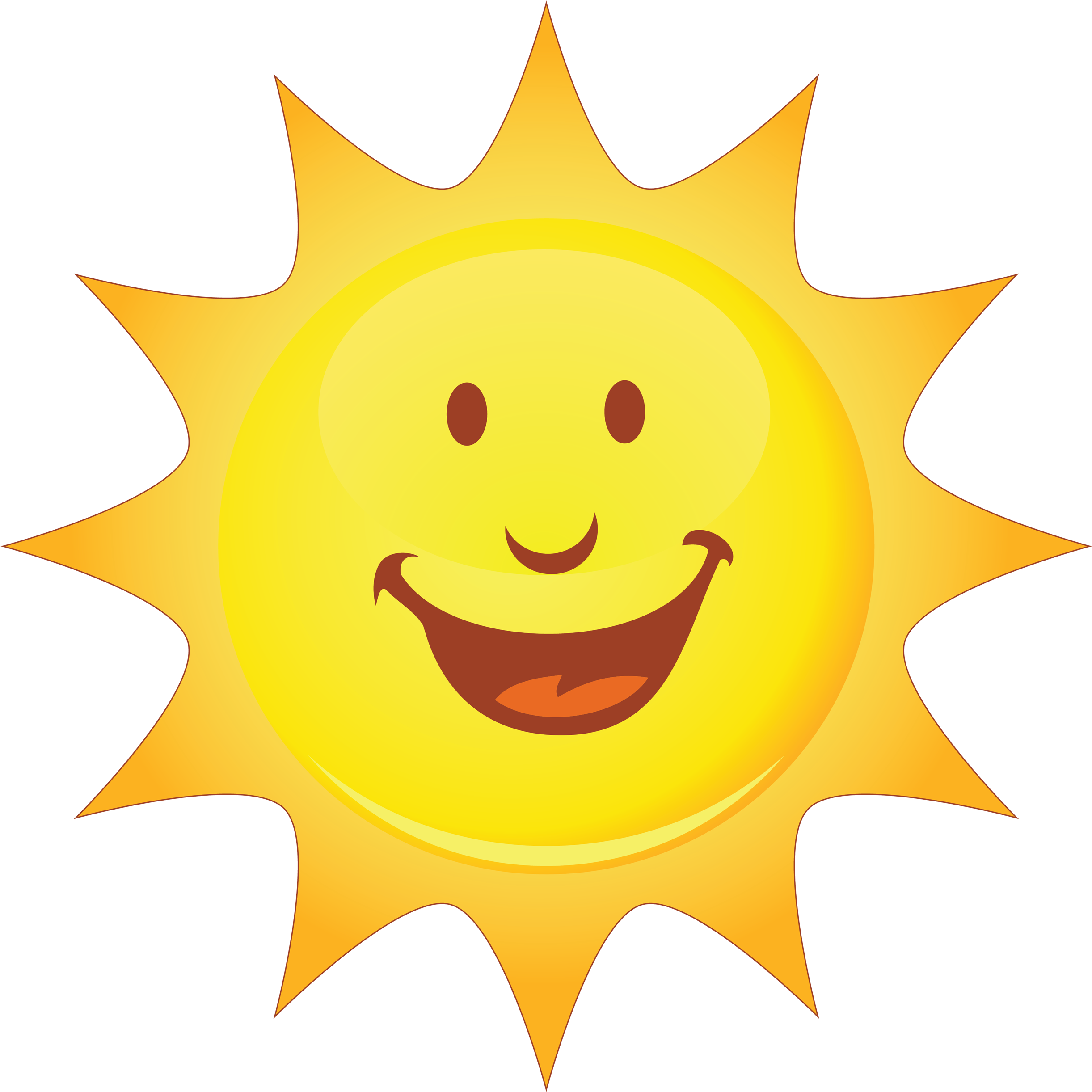 Sun Emoji Transparent PNG