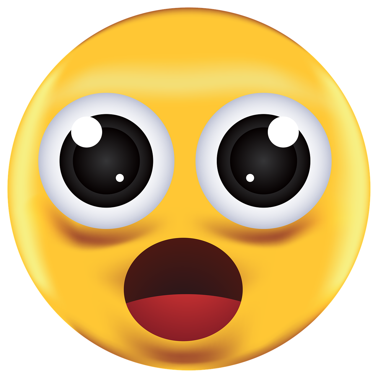 Surprised Emoji PNG File