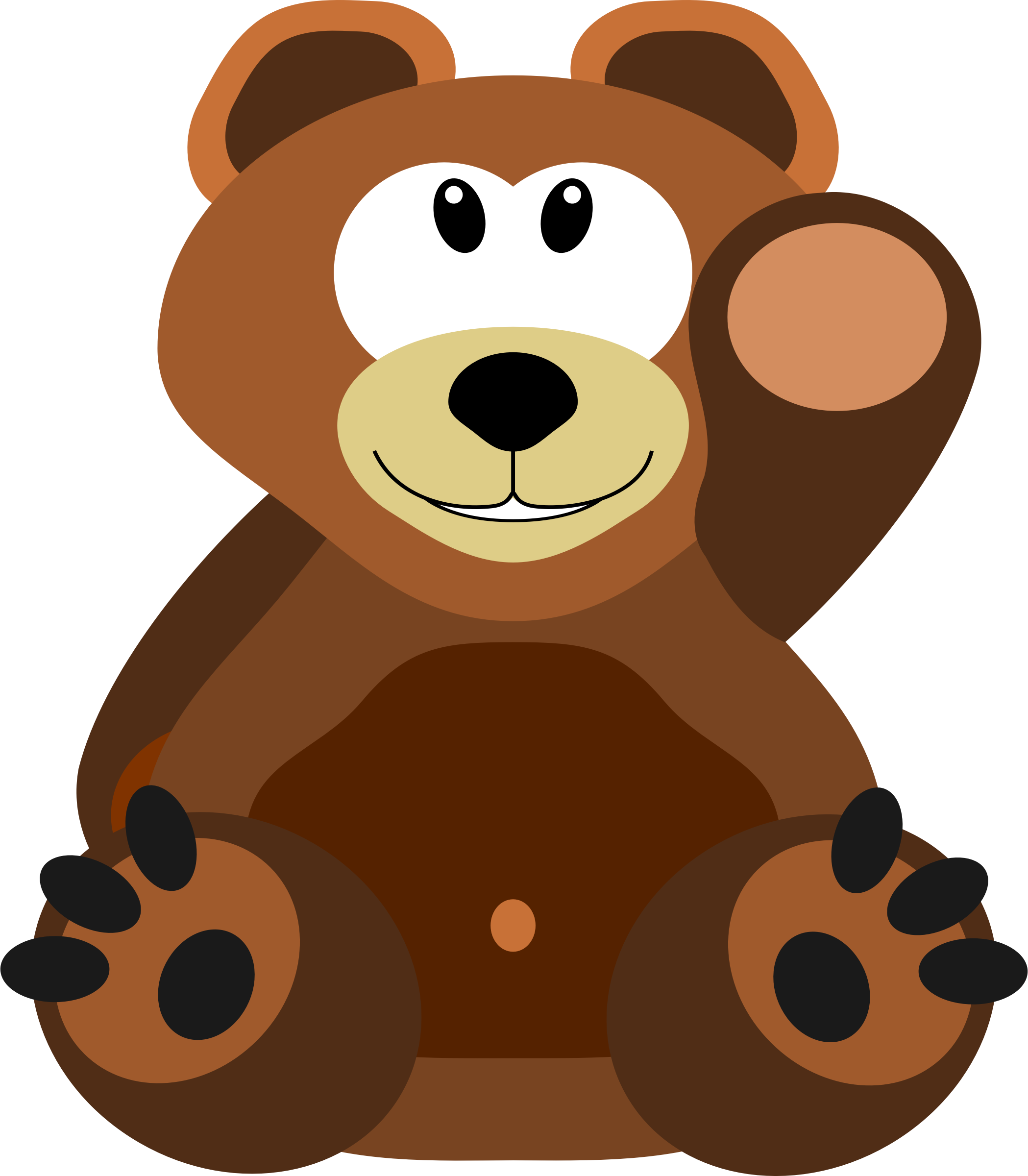 Teddy Bear Cartoon PNG Clipart