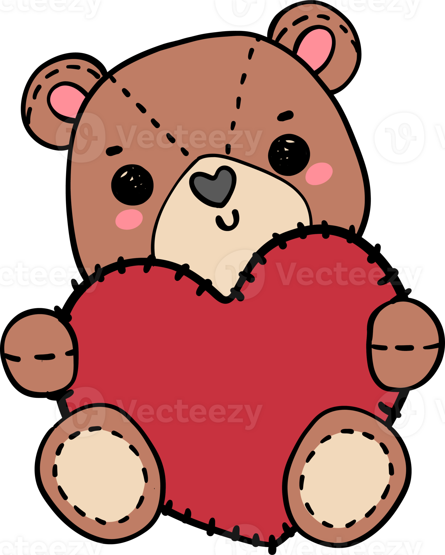 Teddy Bear Cartoon PNG File