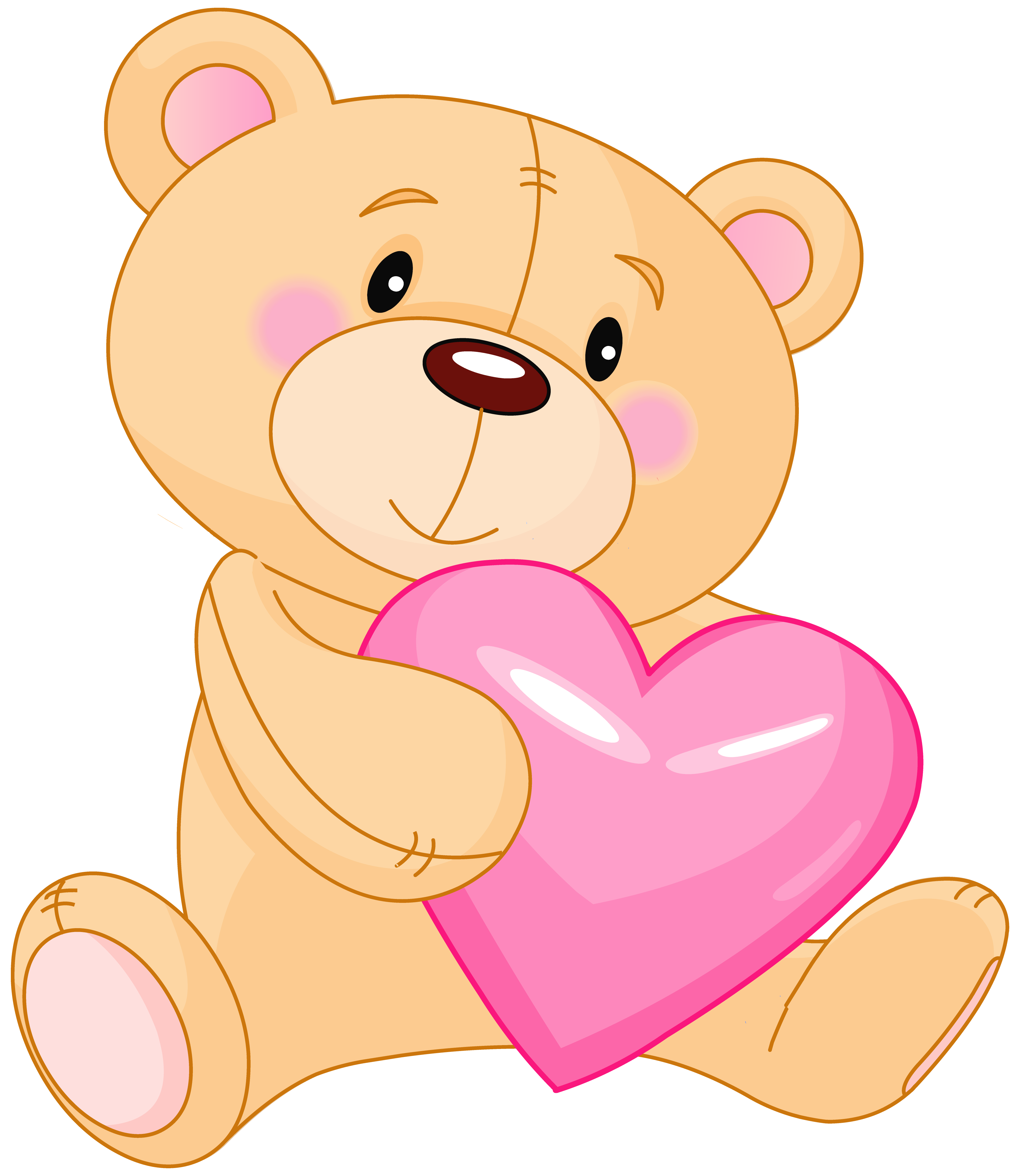 Teddy Bear Cartoon PNG Image