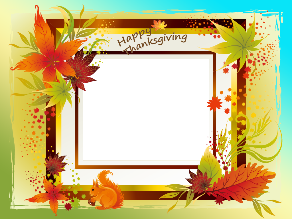 Thanksgiving Frame PNG Clipart