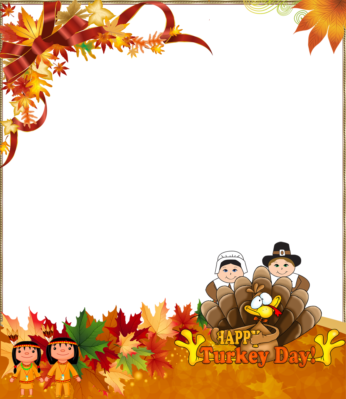 Thanksgiving Frame PNG Transparent