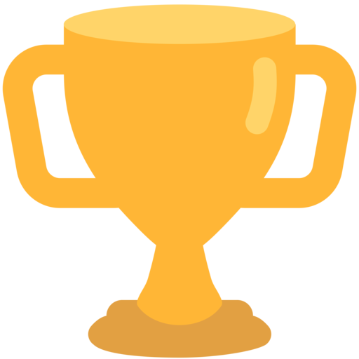 Trophy Emoji PNG Isolated HD