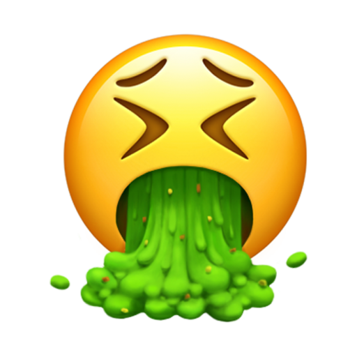 Vomit Emoji PNG Pic