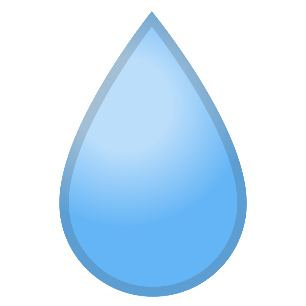 Water Emoji PNG File