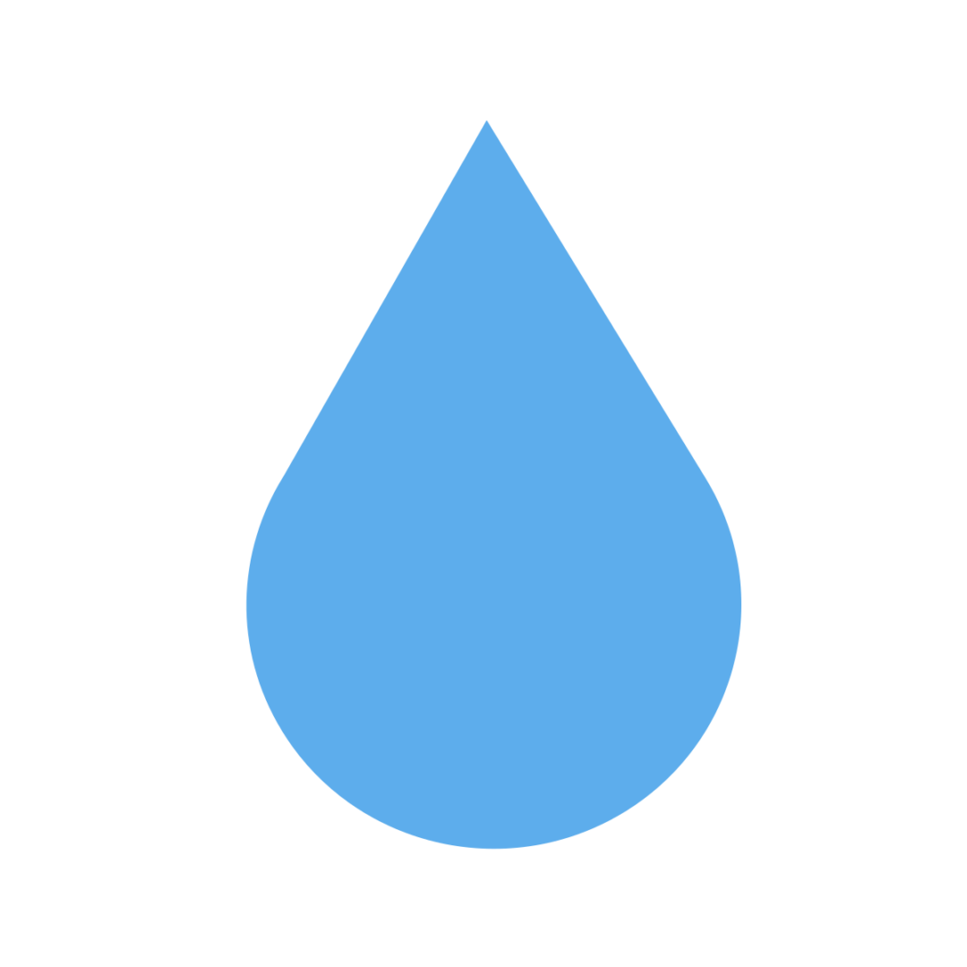 Water Emoji PNG HD