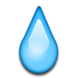 Water Emoji PNG Image