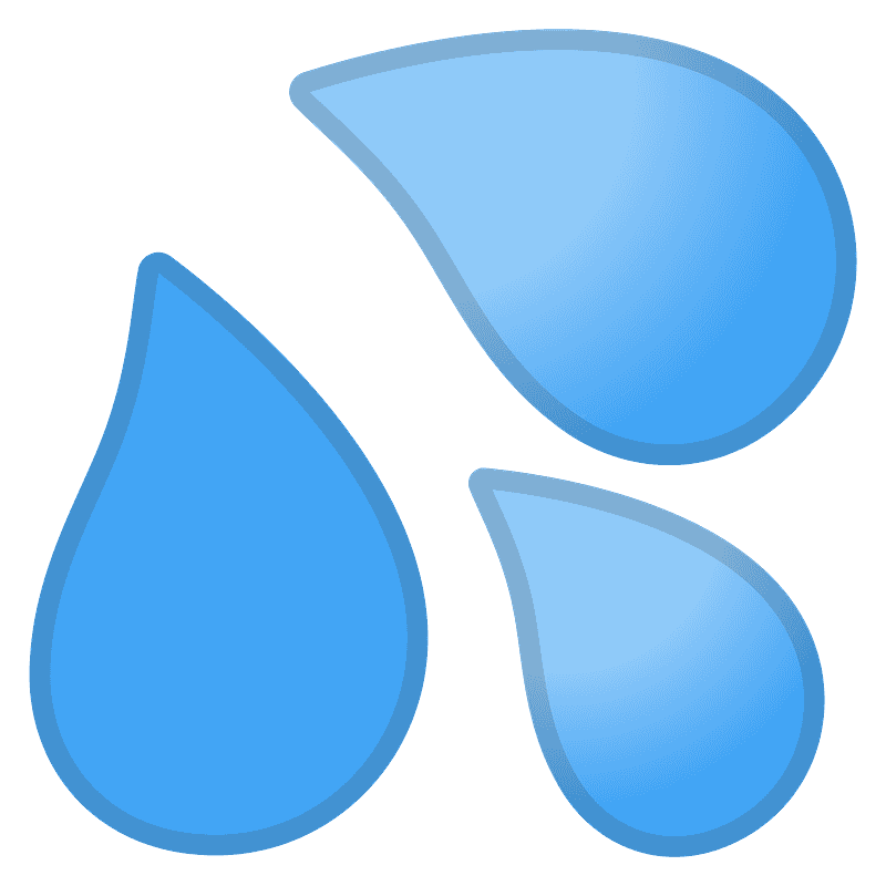 Water Emoji PNG Photo