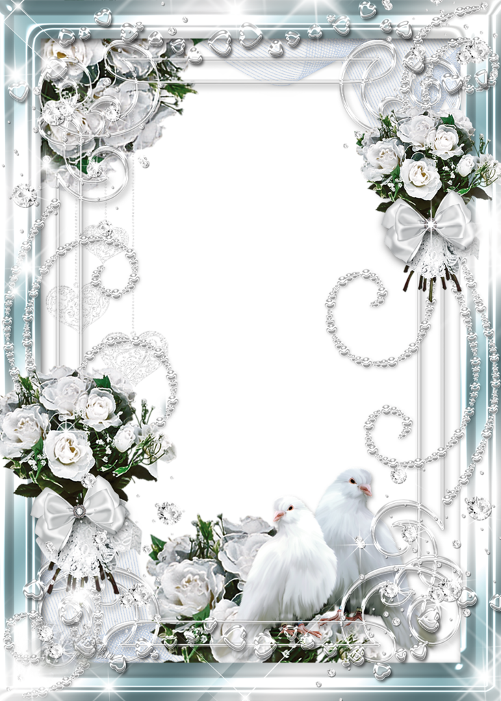 Wedding Frame PNG HD Isolated