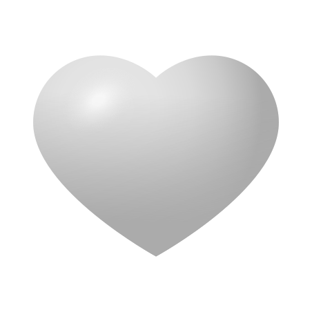 White Heart Emoji PNG Pic