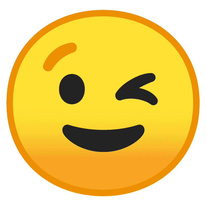 Wink Emoji PNG Pic