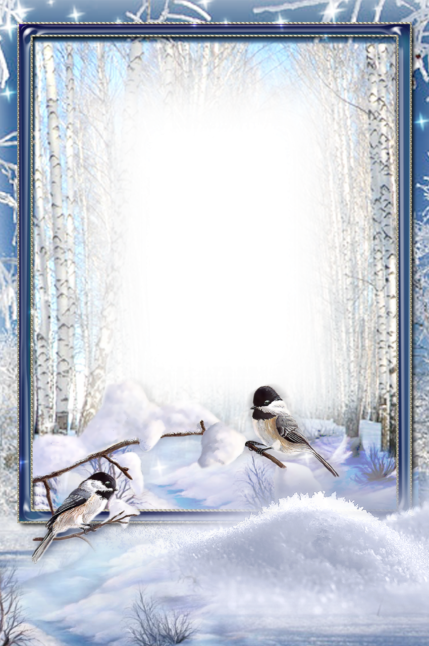 Winter Frame PNG Clipart