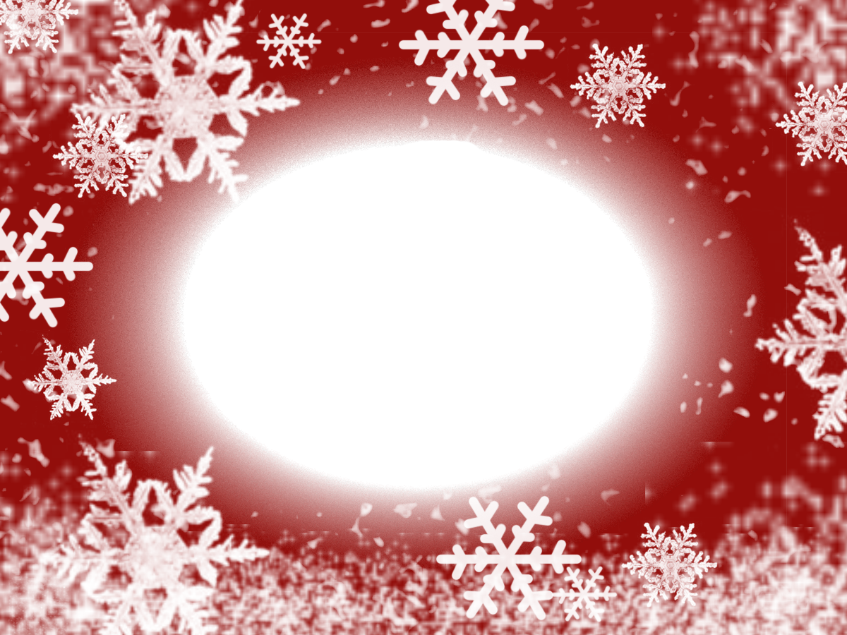 Winter Frame PNG Isolated File