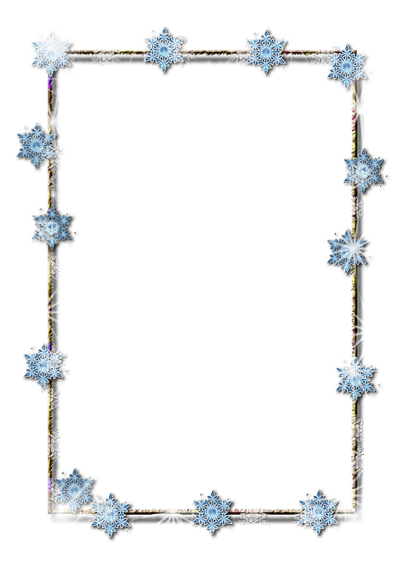 Winter Frame Transparent PNG