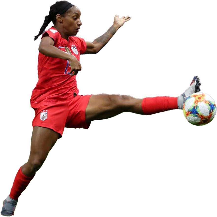 Crystal Dunn PNG Isolated Image