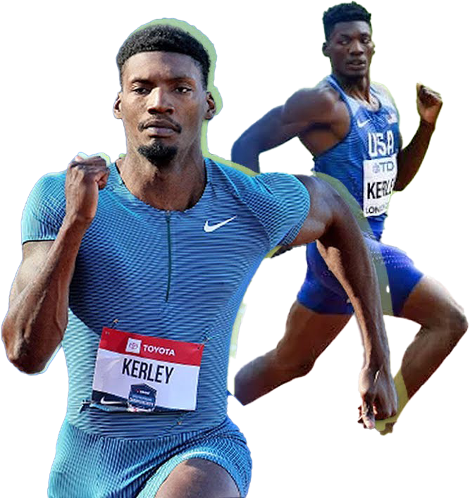 Fred Kerley PNG Photos