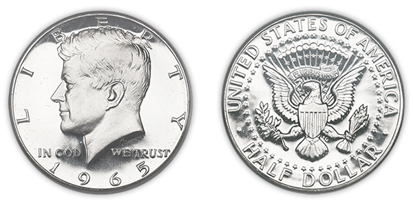 عملة الفضة الأمريكية PNG صورة شفافة