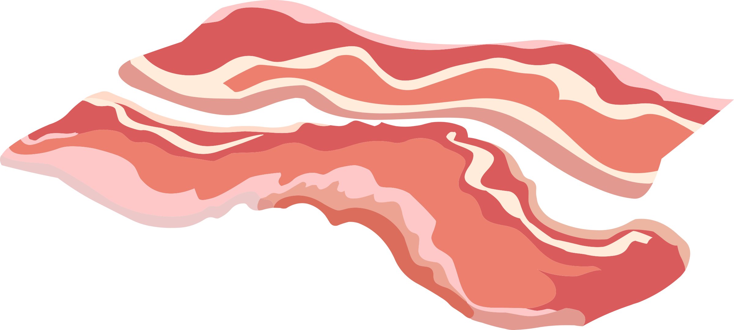 Fond Transparent du bacon