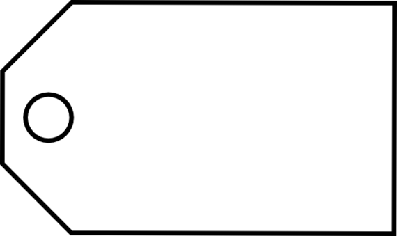 Blank Tag PNG Photo