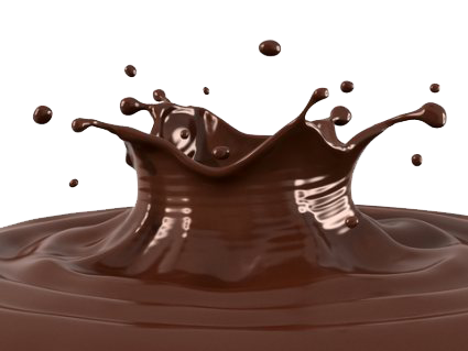 Çikolata sıçrama PNG şeffaf görüntü