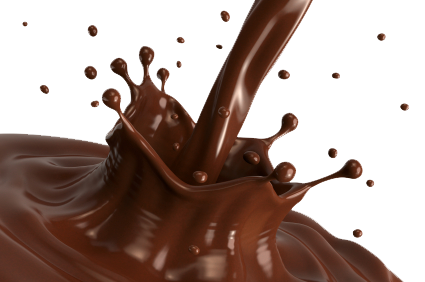 Çikolata sıçrama şeffaf PNG