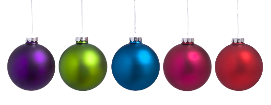 Рождественские шары PNG прозрачное изображение