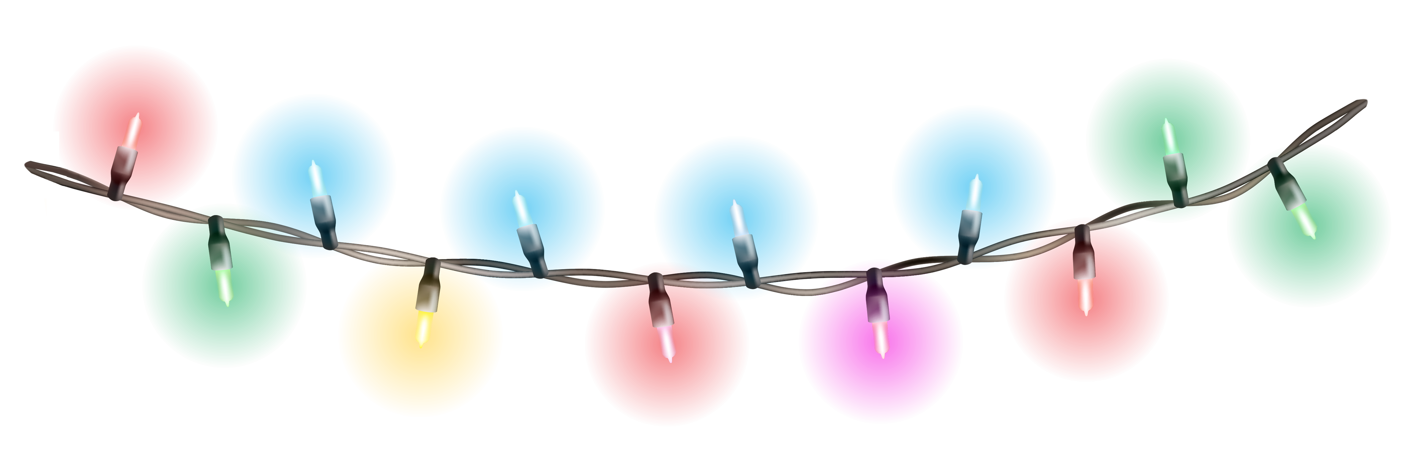 Christmas Decoration Lights PNG Picture