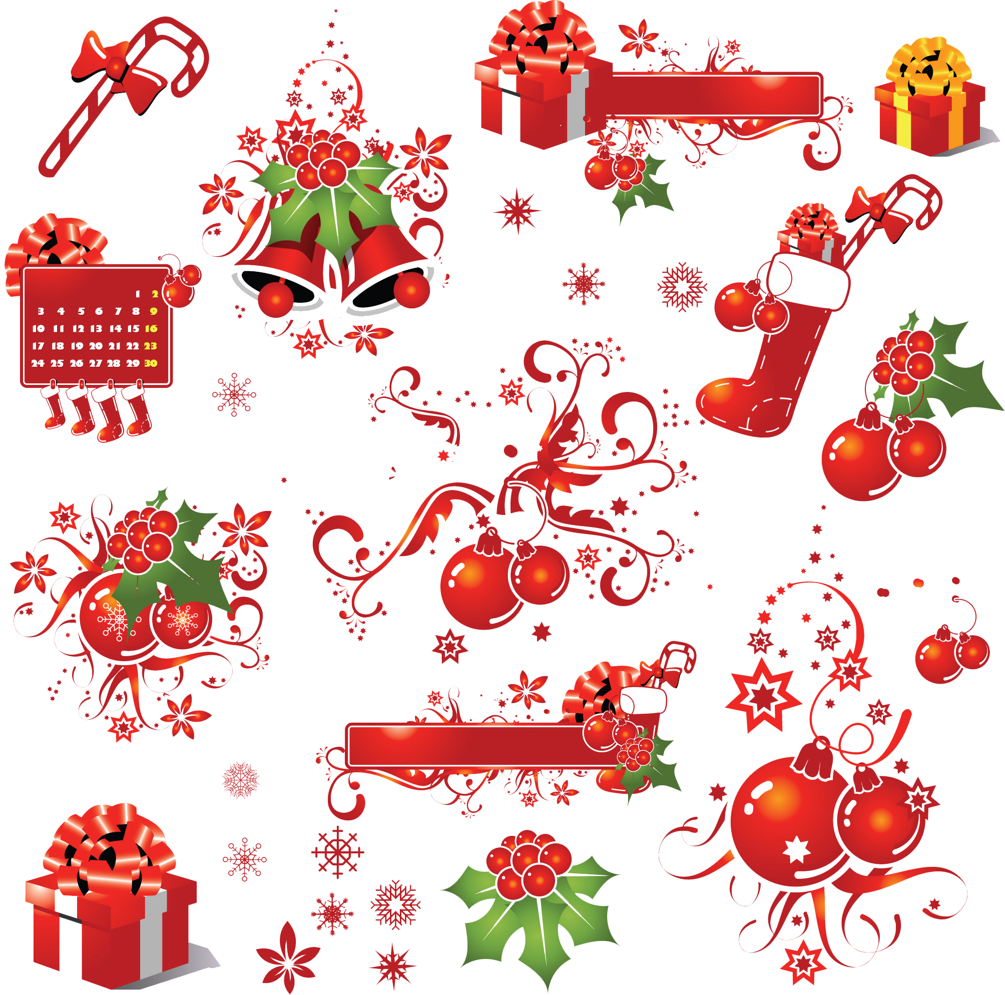 Christmas Elements PNG Picture