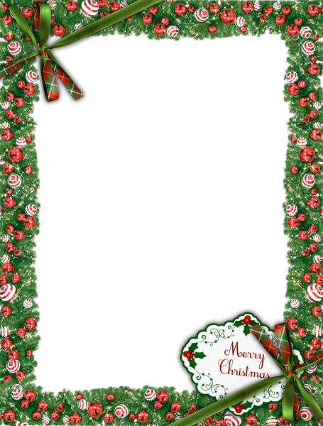 Christmas Frame PNG Transparent Image