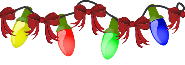 Christmas Lights PNG Transparent Image