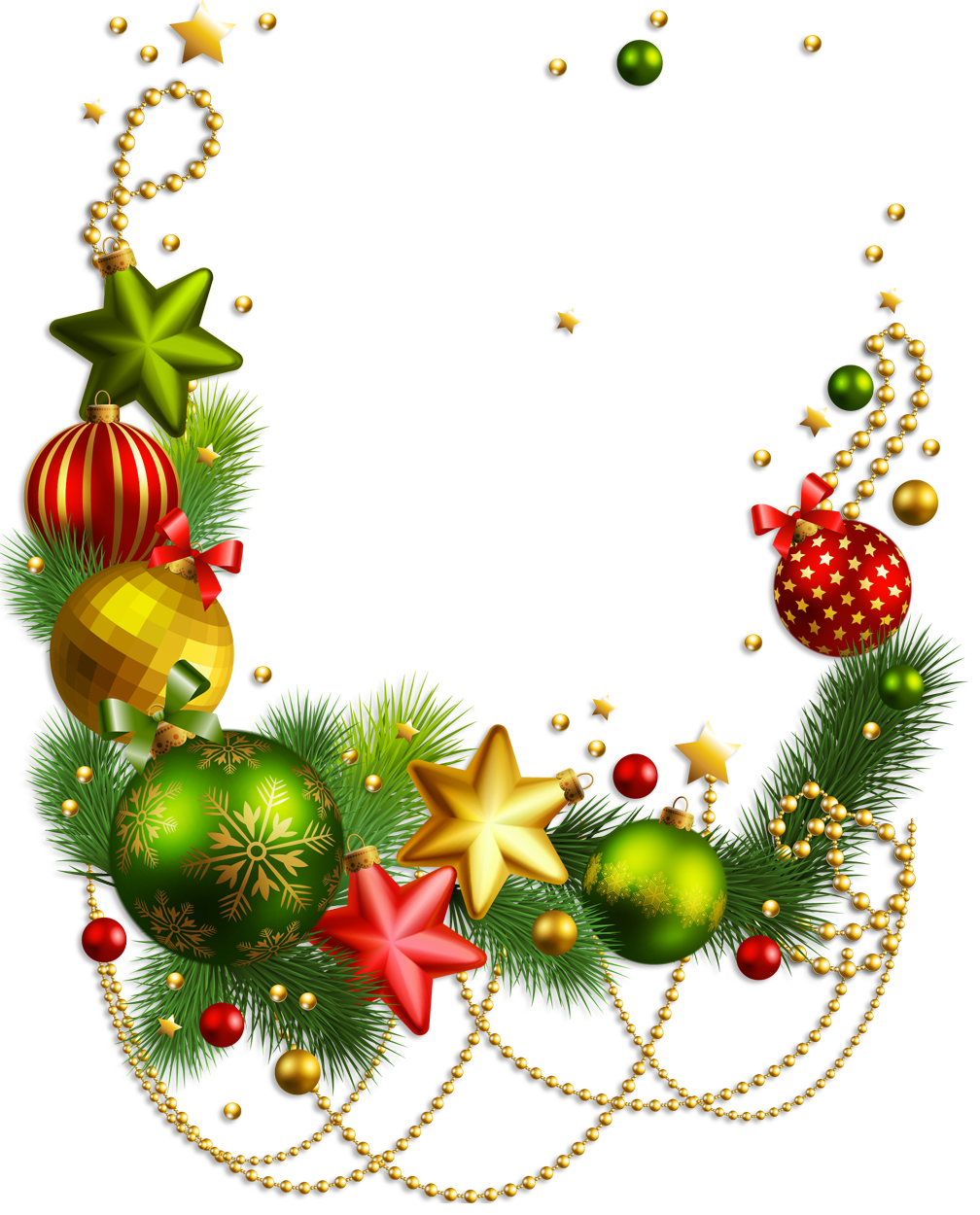 Kerst ornamenten Transparant PNG