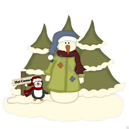 Christmas Scenes PNG File