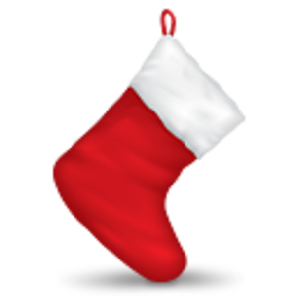 Рождественский чулок PNG-файл