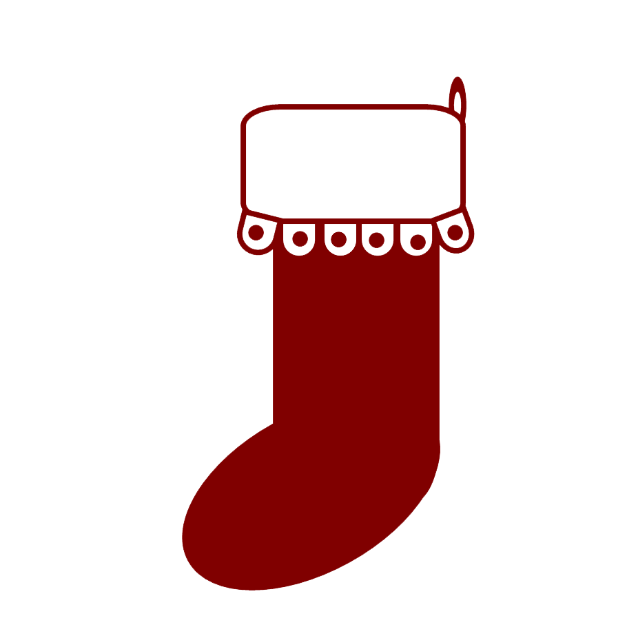 Noel çorap PNG resim