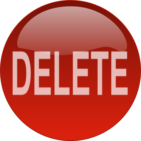 Delete Button PNG Free Download